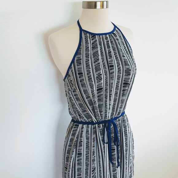 Mossimo | Modern Print Halter Dress - Sz M - Picture 4 of 7